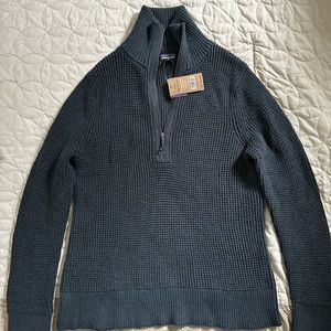 Patagonia NWT Quarter Zip Sweater